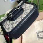 Gucci Horsebit 1955 Mini Bag Beige And Blue 20Cm 658574 96IWN 4076 - Image 7