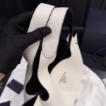 Prada Small Leather Tote Bag White 24Cm 1BG335 2DKV F0QO3 V ONM - Image 6
