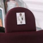 Chanel Medium Classic Double Flap Burgundy Silver Hardware 27Cm - Image 6
