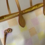 Louis Vuitton Neverfull MM Damier Canvas Peach 31Cm N40668 - Image 4