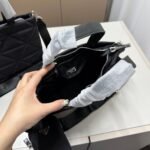 Prada Re Nylon Padded Tote Bag Black 23Cm 1BG373 RDJN F0002 O1O - Image 5