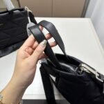 Prada Re Nylon Padded Tote Bag Black 23Cm 1BG373 RDJN F0002 O1O - Image 4