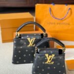Louis Vuitton Capucines Mini Black 20Cm - Image 3