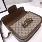 Gucci Horsebit 1955 Shoulder Bag Beige And Brown 25Cm 602204 92TCG 8563 - Image 2