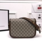 Gucci Horsebit 1955 Shoulder Bag Beige And Brown 25Cm 602204 92TCG 8563 - Image 4