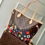 Louis Vuitton X Takashi Murakami Neverfull MM Superflat Brown 32Cm - Image 2
