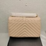 Saint Laurent College Large Chain Bag Beige 25Cm - Image 6