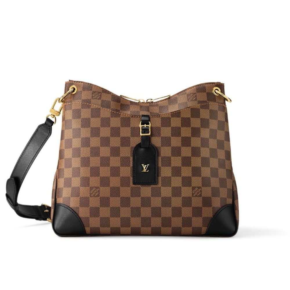 2-1 Louis Vuitton Odeon MM Damier Ebene Brown 31cm N50062 - Image 1