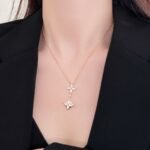 Louis Vuitton Color Blossom Double Star Necklace Q94676 - Image 7