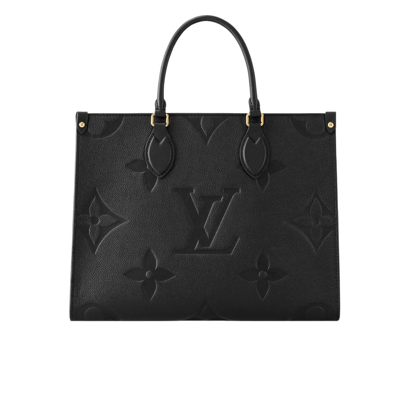 266 Louis Vuitton Onthego MM Monogram Empreinte Black 35Cm M45595 - Image 1
