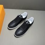Louis Vuitton Rivoli Sneaker Monogram Metallic Canvas Black For Men 1A9FGZ - Image 3