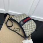 Gucci Ophidia GG Small Shoulder Bag Navy Blue 30Cm 598125 2ZGMN 4076 - Image 5