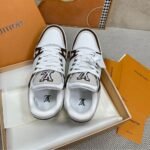 Louis Vuitton LV Trainer Sneaker Brown 1ABLVB - Image 6