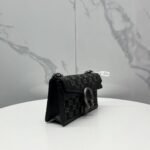 Gucci Dionysus Small GG Shoulder Bag Black And Ivory 25Cm 499623 UN3BN 1274 - Image 7