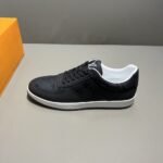 Louis Vuitton Rivoli Sneaker Monogram Metallic Canvas Black For Men 1A9FGZ - Image 6