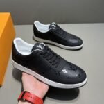 Louis Vuitton Rivoli Sneaker Monogram Metallic Canvas Black For Men 1A9FGZ - Image 8