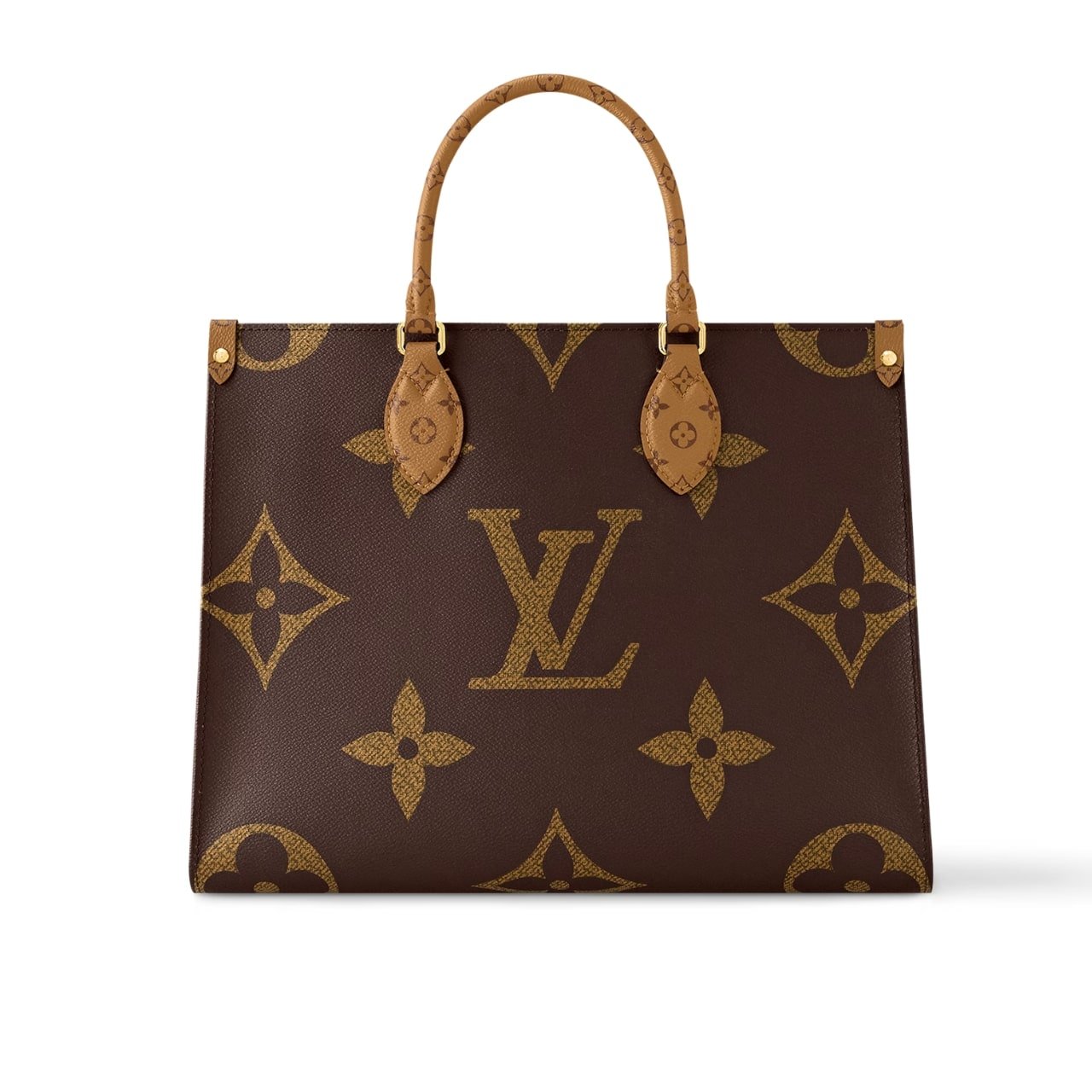 36-2-1 Louis Vuitton Onthego MM Monogram Reverse Brown 35Cm M45321 - Image 1
