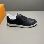 Louis Vuitton Rivoli Sneaker Monogram Metallic Canvas Black For Men 1A9FGZ - Image 7