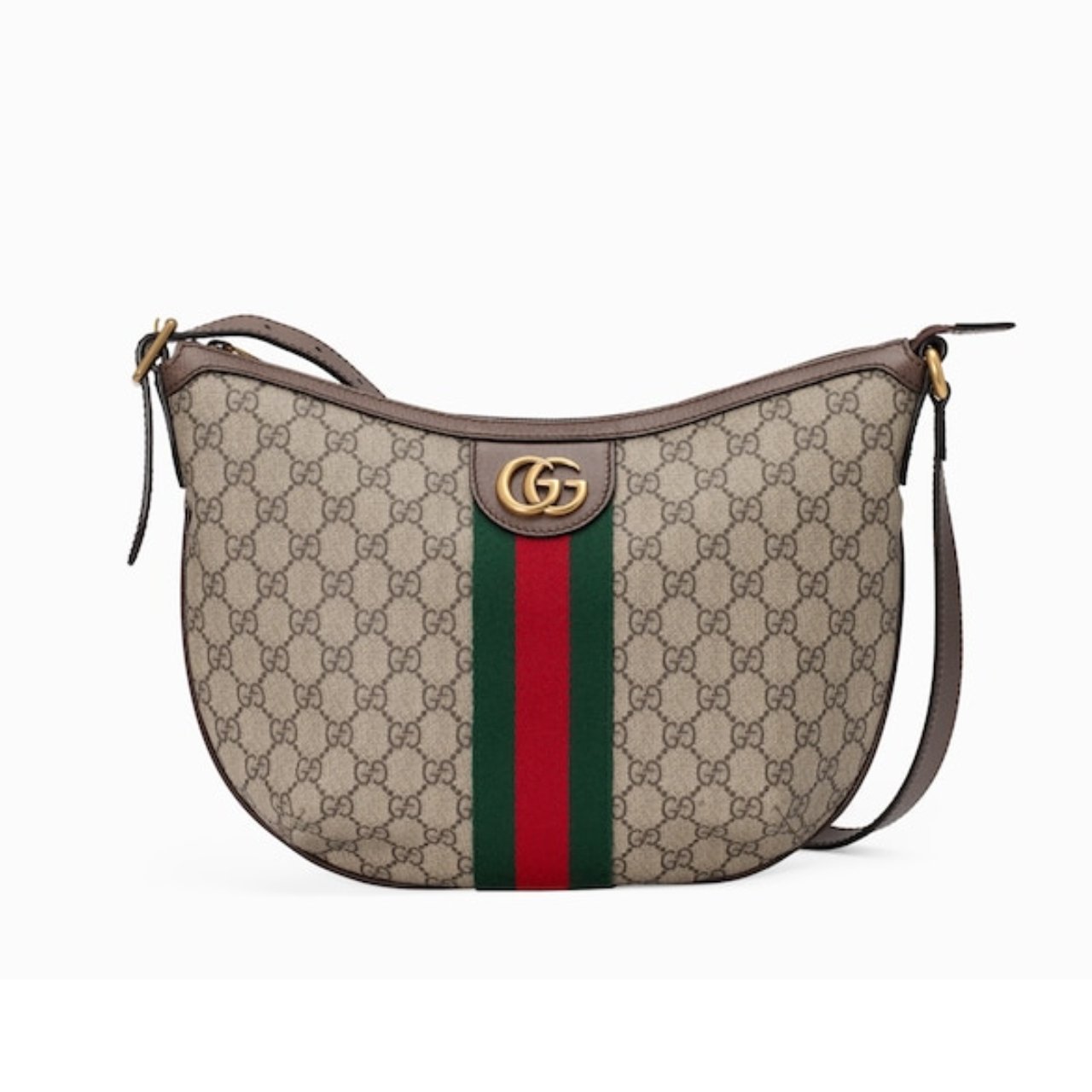 361-1 Gucci Ophidia GG Small Shoulder Bag Beige And Ebony 30Cm 598125 9IK3T 8745 - Image 1