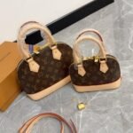 Louis Vuitton X Takashi Murakami Monogram Cerise Nano Alma Brown 16 Cm - Image 4
