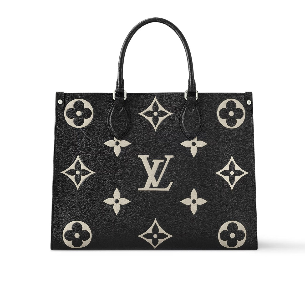 38-5 Louis Vuitton Onthego MM Black Cream 35Cm M45495 - Image 1