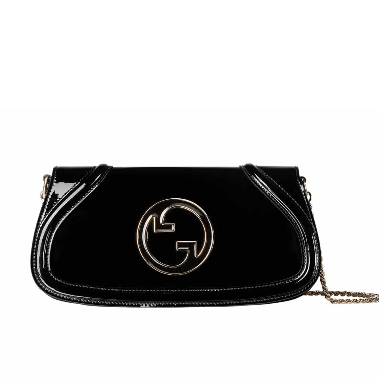 391-1 Gucci Blondie Continental Chain Wallet Black 29Cm 814952 AAEEY 1000 - Image 1