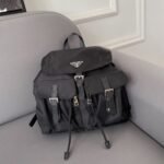 Prada Re Nylon Medium Backpack Black 30Cm 1BZ677 RV44 F0002 V OOO - Image 8