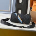 Louis Vuitton Keepall Bandoulière 25 Mon Monogram Black 25Cm P01942 - Image 4