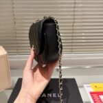 Chanel 25C Classic Clutch With Chain Black 16Cm - Image 5