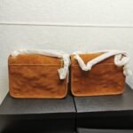 Saint Laurent Niki Baby Chain Bag In Suede Brown 28Cm - Image 3