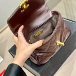 Chanel 19 Flap Bag Shiny Gold And Silver Tone Brown 20Cm - Image 5