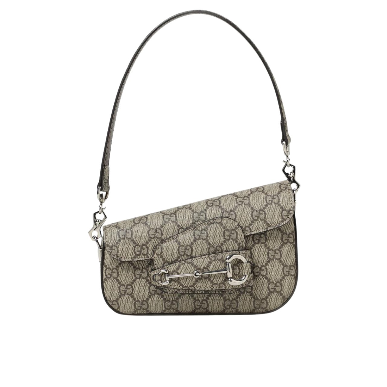 461-2 Gucci Horsebit 1955 Small Shoulder Bag Beige 25Cm 764155 KGD0N 9742 - Image 1