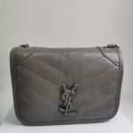 Saint Laurent Niki Vintage Leather Chain Wallet Beige 19Cm - Image 2