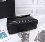 Saint Laurent Loulou Small Chain Bag In Matelassé Y Black Gold 23Cm 494699DV7271000 - Image 4