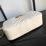 Gucci GG Marmont Small Camera Bag White 24Cm 447632 DTD1T 9022 - Image 5