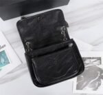 Saint Laurent Niki Baby In Vintage Leather Black 21Cm 6331600En041000 - Image 8