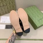 Gucci Jordaan Embroidered Leather Loafer Black 505281 D3V00 1000 - Image 7