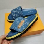 Louis Vuitton Pool Pillow Flat Comfort Mules Blue 1ACJVH - Image 4