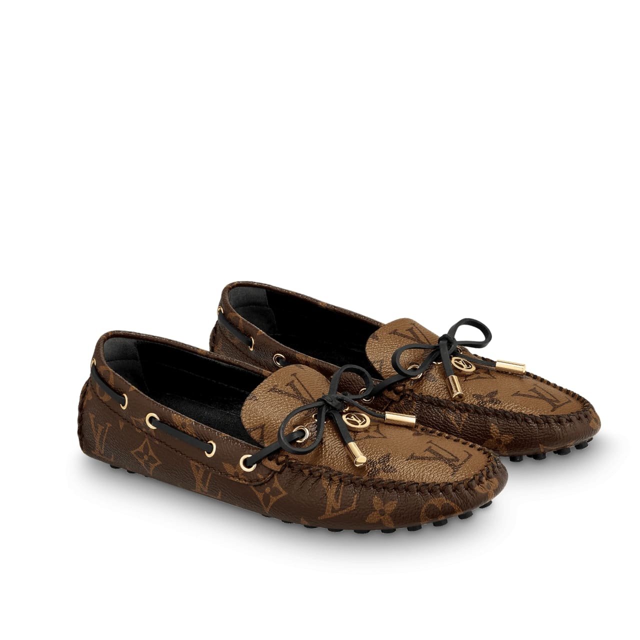 65-1 Louis Vuitton Gloria Flat Loafers Brown 1ABV23 - Image 1