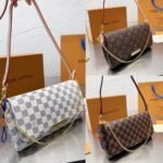 Louis Vuitton Favorite MM Damier Ebene Brown 25Cm N41129 - Image 2
