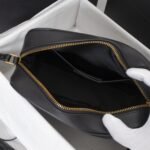 Saint Laurent Lou Camera Bag In Quilted Black Gold 23Cm 612544DV7071000 - Image 8