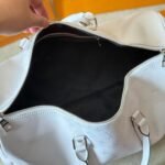 Louis Vuitton Keepall 5 Bandouliere Optical White 40Cm M30885 - Image 6