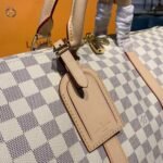 Louis Vuitton Keepall Bandouliere 55 Damier Azur Canvas 55Cm LV N41429 - Image 8