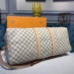 Louis Vuitton Keepall Bandouliere 55 Damier Azur Canvas 55Cm LV N41429 - Image 5