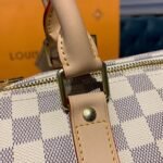 Louis Vuitton Keepall Bandouliere 55 Damier Azur Canvas 55Cm LV N41429 - Image 15