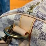 Louis Vuitton Keepall Bandouliere 55 Damier Azur Canvas 55Cm LV N41429 - Image 11