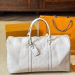 Louis Vuitton Keepall 5 Bandouliere Optical White 40Cm M30885 - Image 2