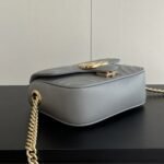 Gucci GG Marmont Mini Shoulder Bag Grey 17Cm - Image 6