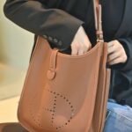Hermes Evelyne 29 Clemence Brown 25cm - Image 4