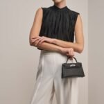 Hermes Kelly Mini Epsom Handbag Black 22Cm - Image 8